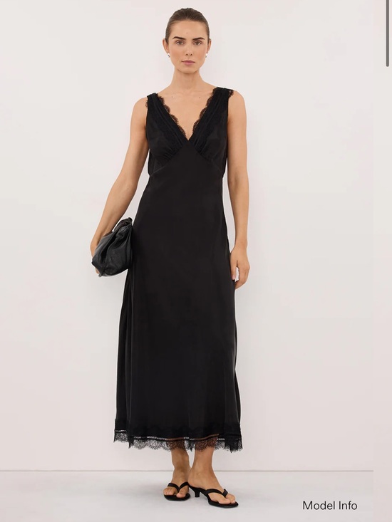 DISSH Dresses & Skirts - Andrea Black Cupro Midi Dress